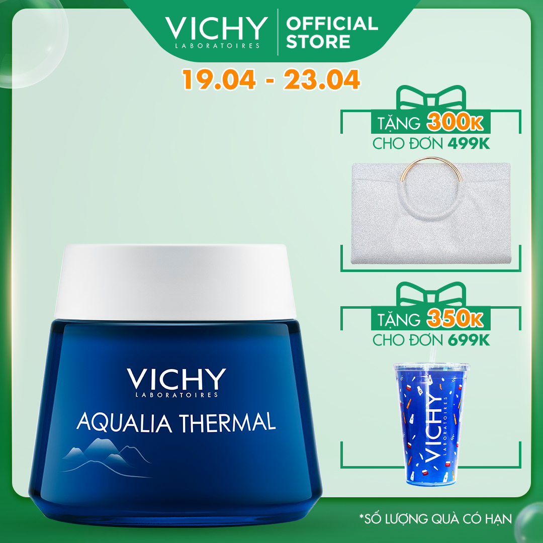 Mặt nạ ngủ cung cấp nước tức thì Vichy Aqualia Thermal 75ml