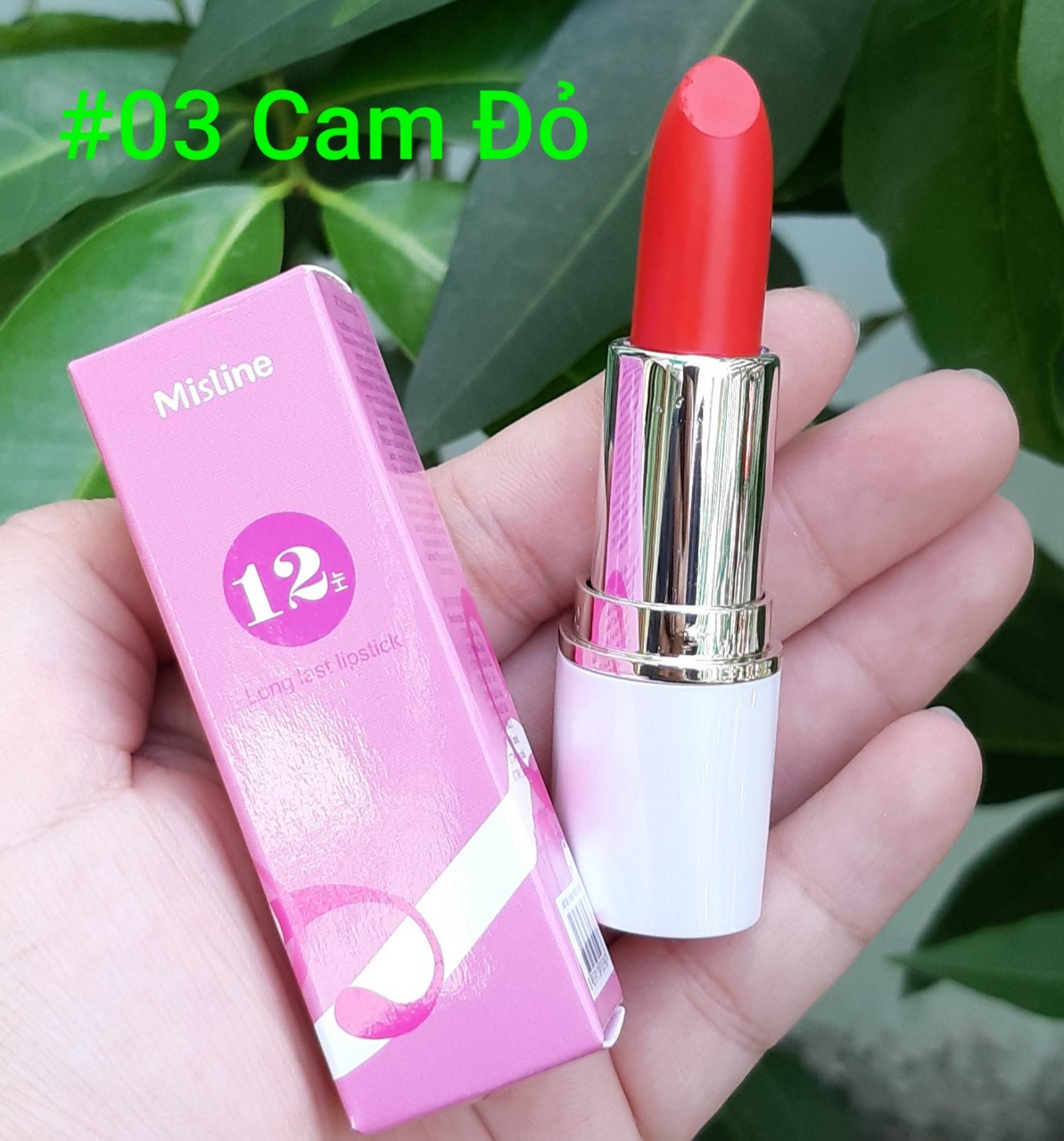 Son lì Mistine trị thâm chứa Vitamin E dưỡng môi