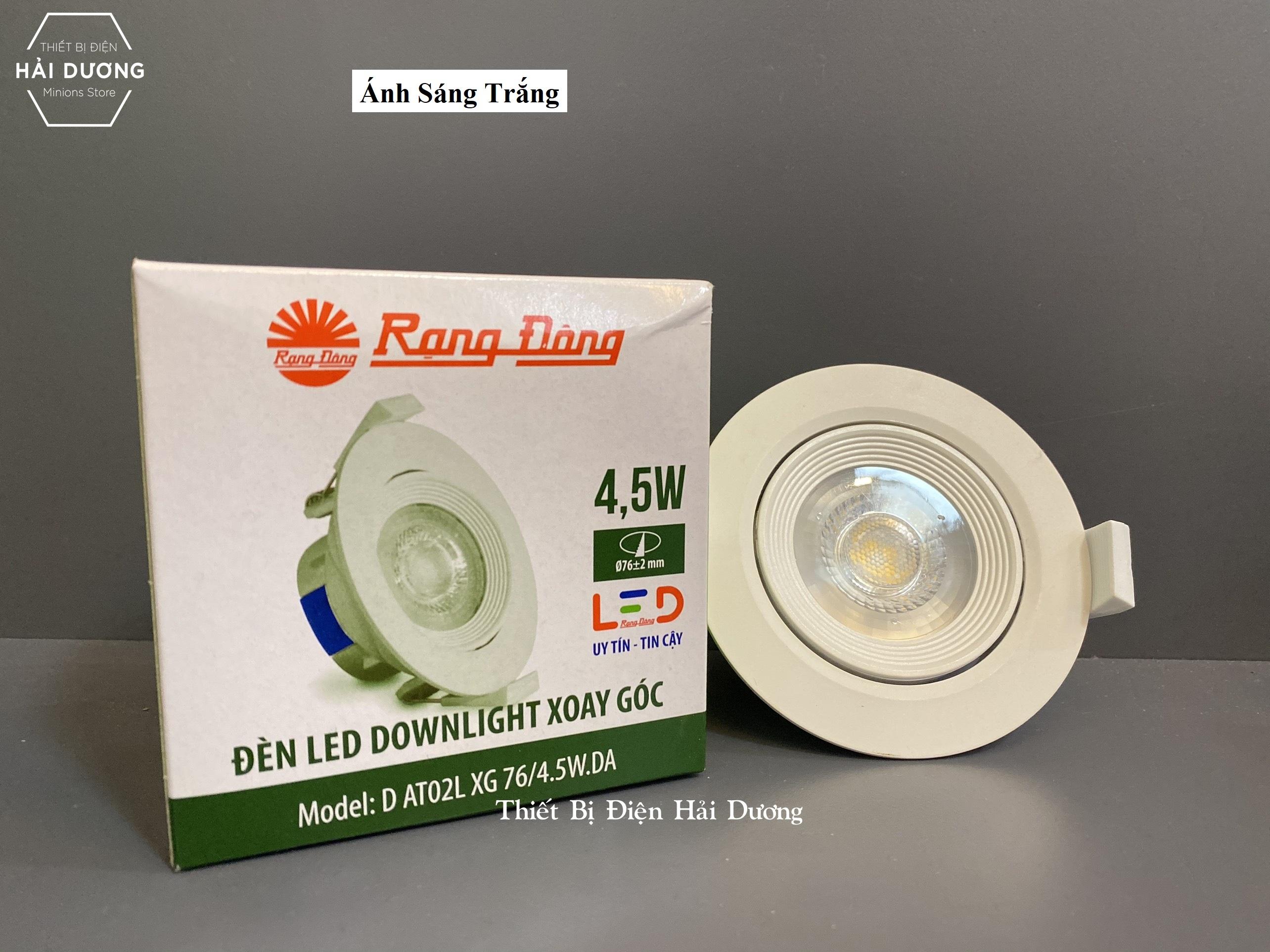 Đèn LED âm trần Downlight đổi màu Rạng Đông D AT02L ĐM 90/6W