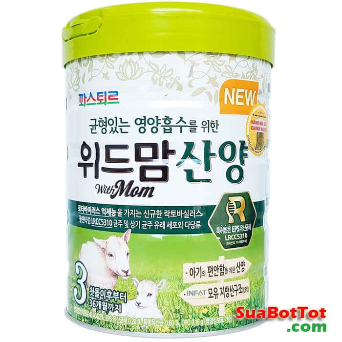 Sữa With Mom số 3 750g (trên 1 tuổi)