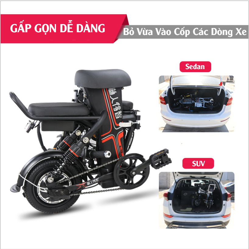 Xe Đạp Điện Gấp Gọn ADIMAN A2