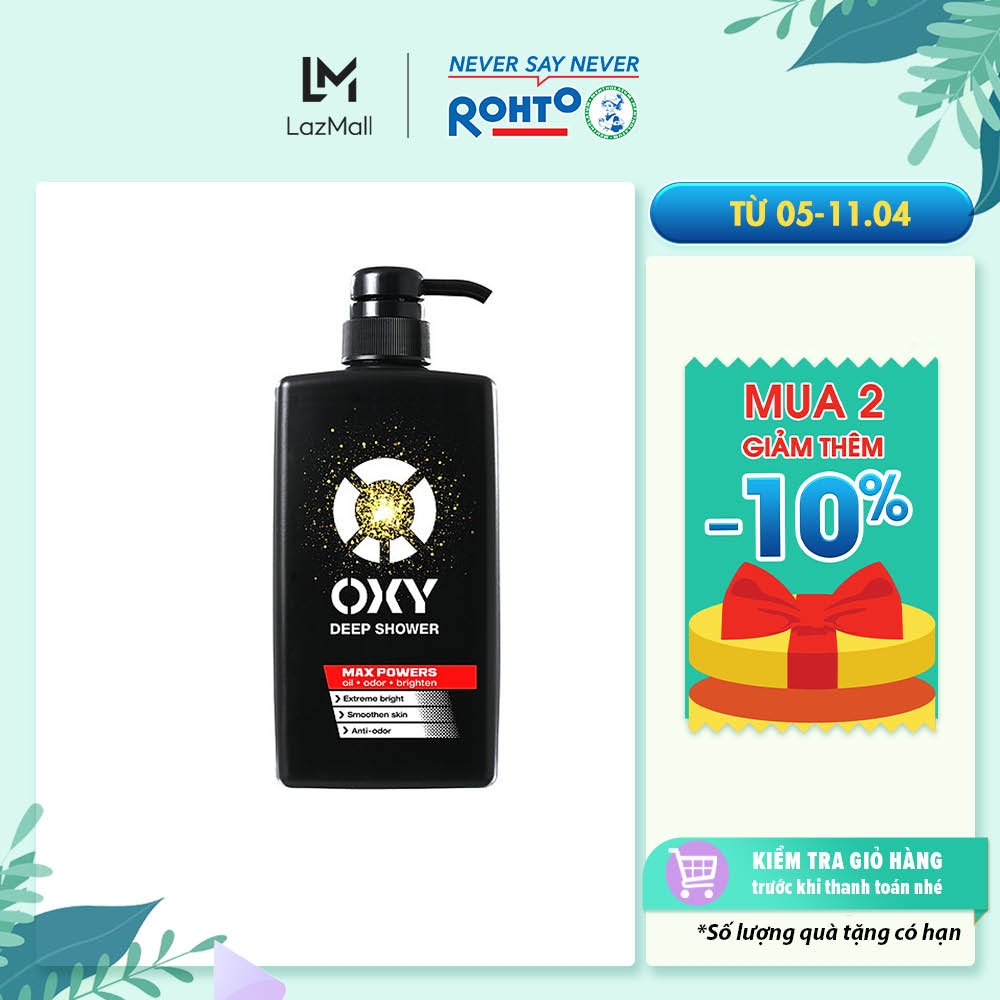 Sữa tắm tác động sâu nam Oxy Deep Shower