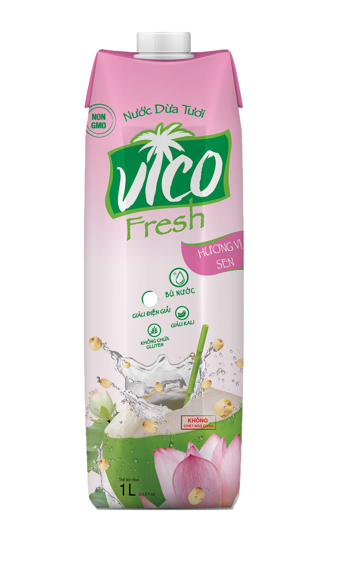 Nước dừa sen VICO FRESH 1l
