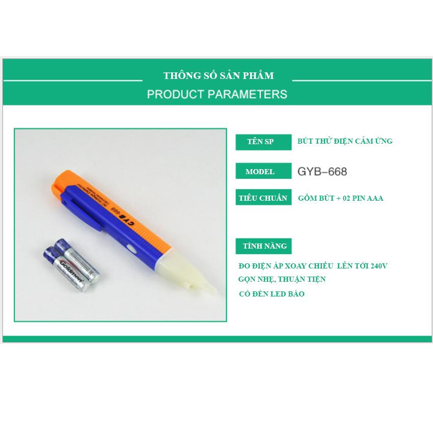 BÚT THỬ ĐIỆN CẢM ỨNG GYB-668