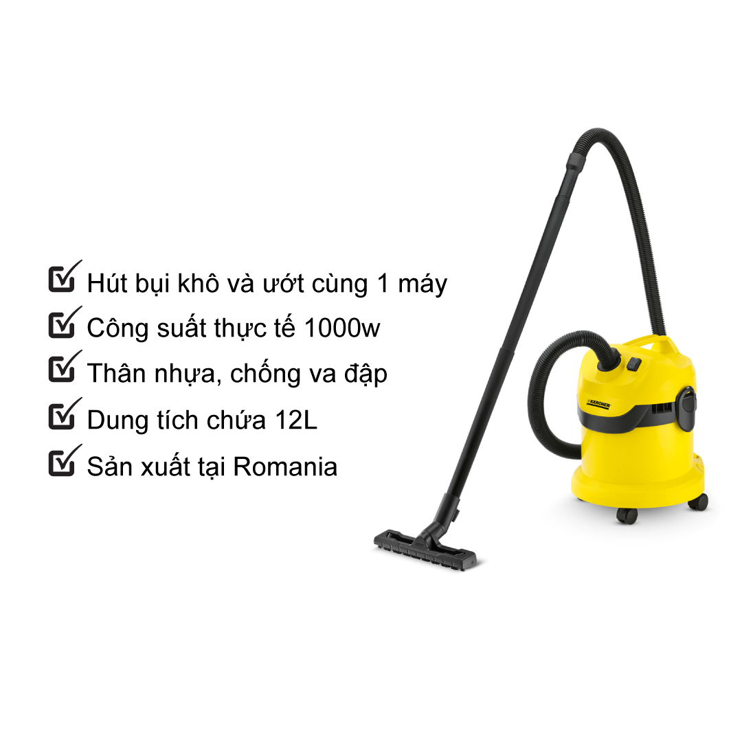Máy hút bụi Karcher WD 2 Cartridge Filter Kit