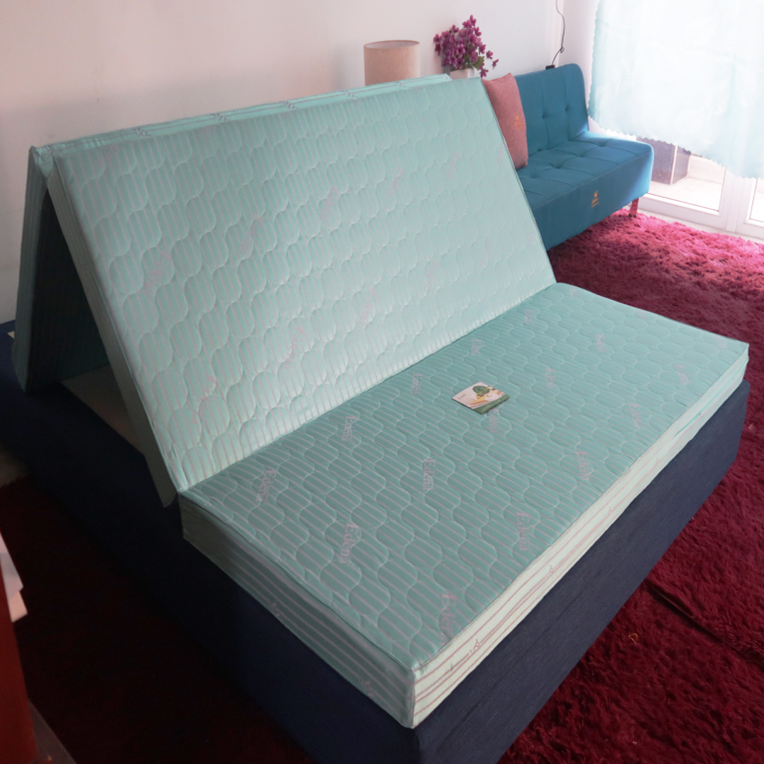 Nệm bông ép gấp 3 Edena 140x195cm