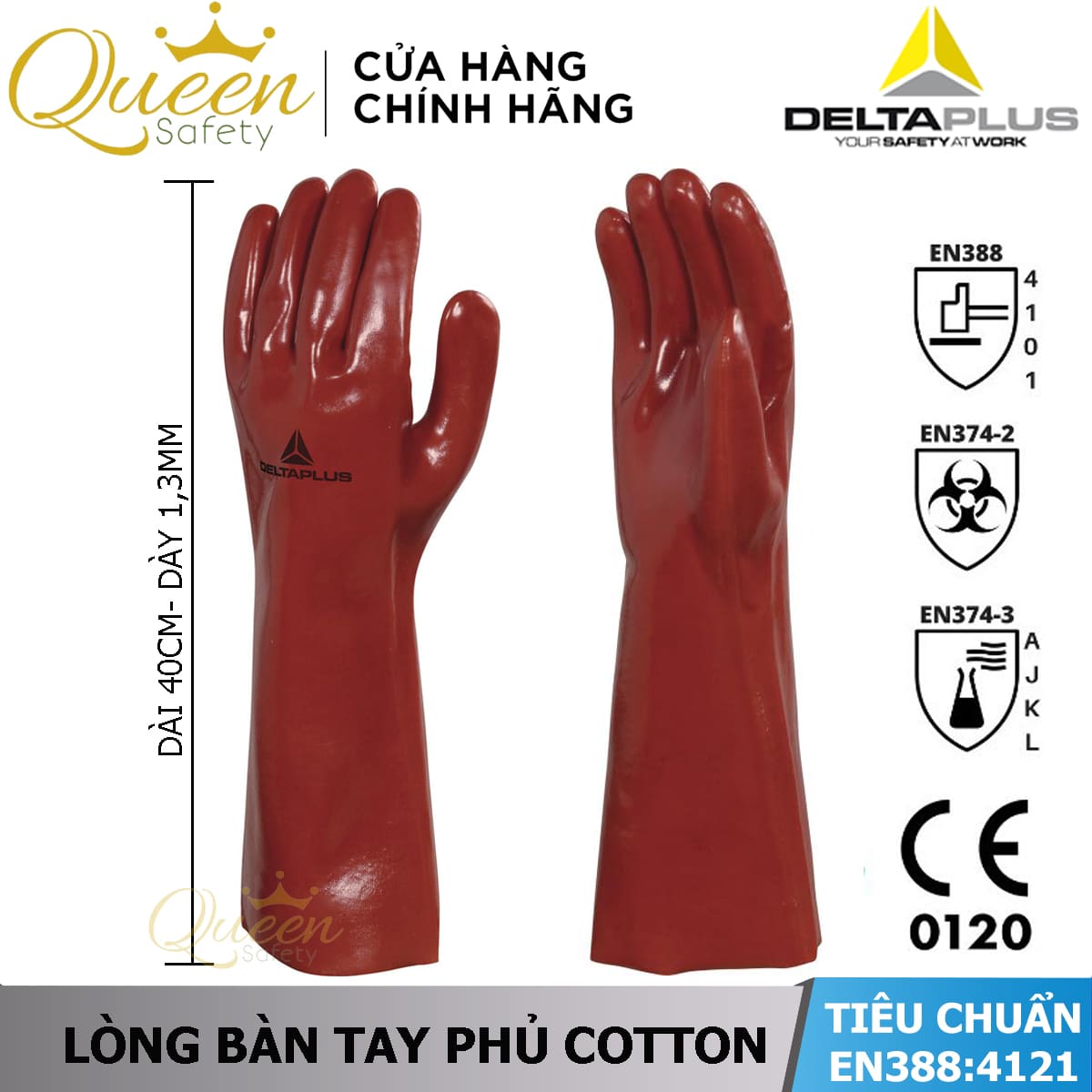GĂNG TAY CHỐNG HÓA CHẤT DELTAPLUS BASF PVCC400
