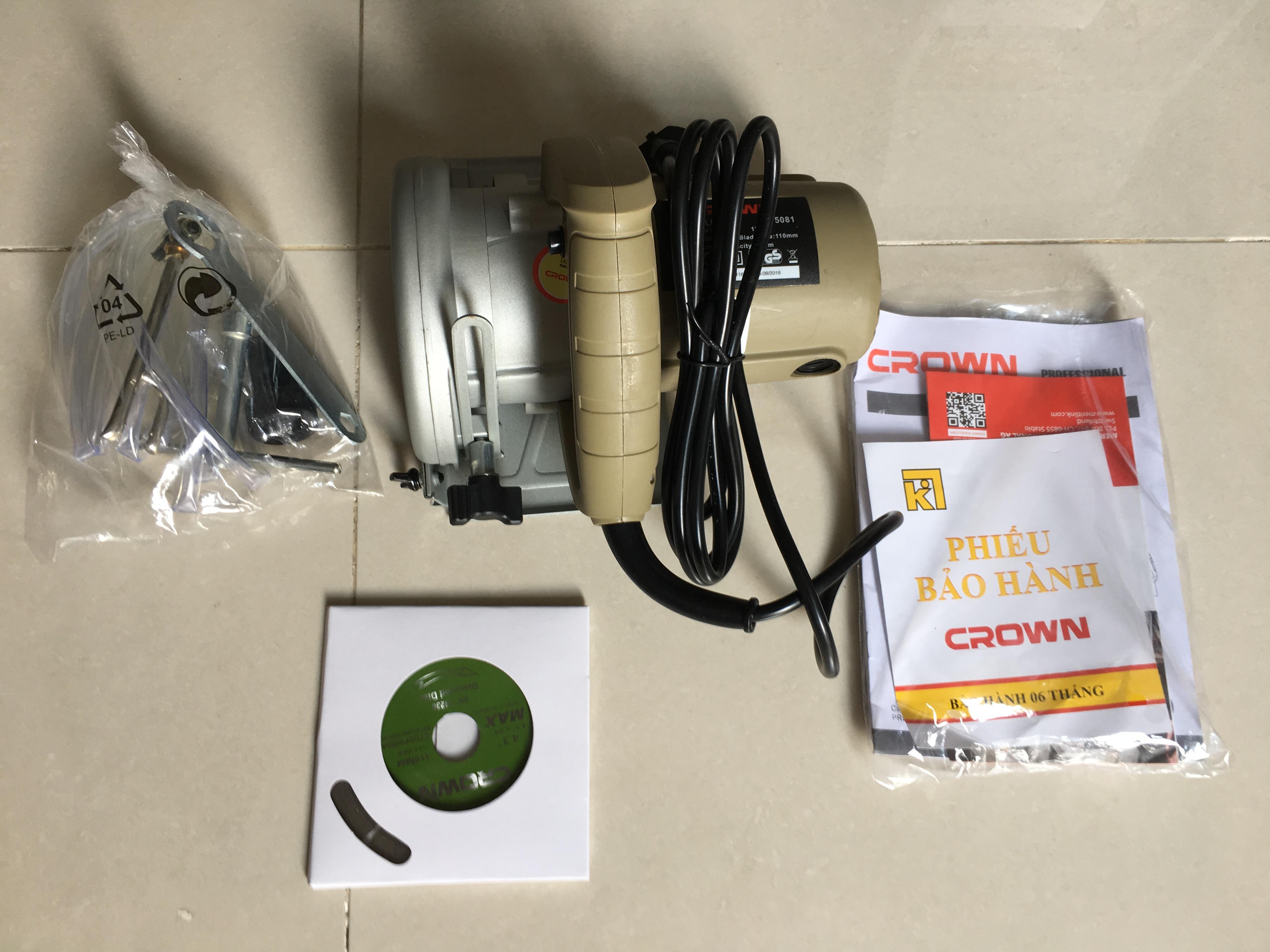 Máy cắt gạch Crown CT15081