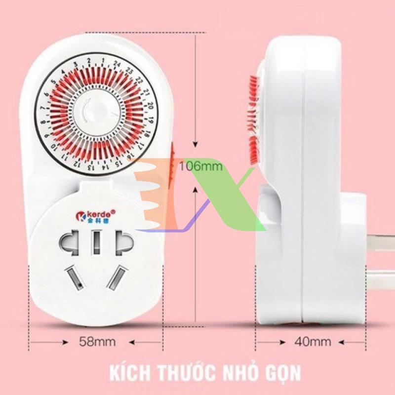 Ổ cắm hẹn giờ cơ Kerde TW-260