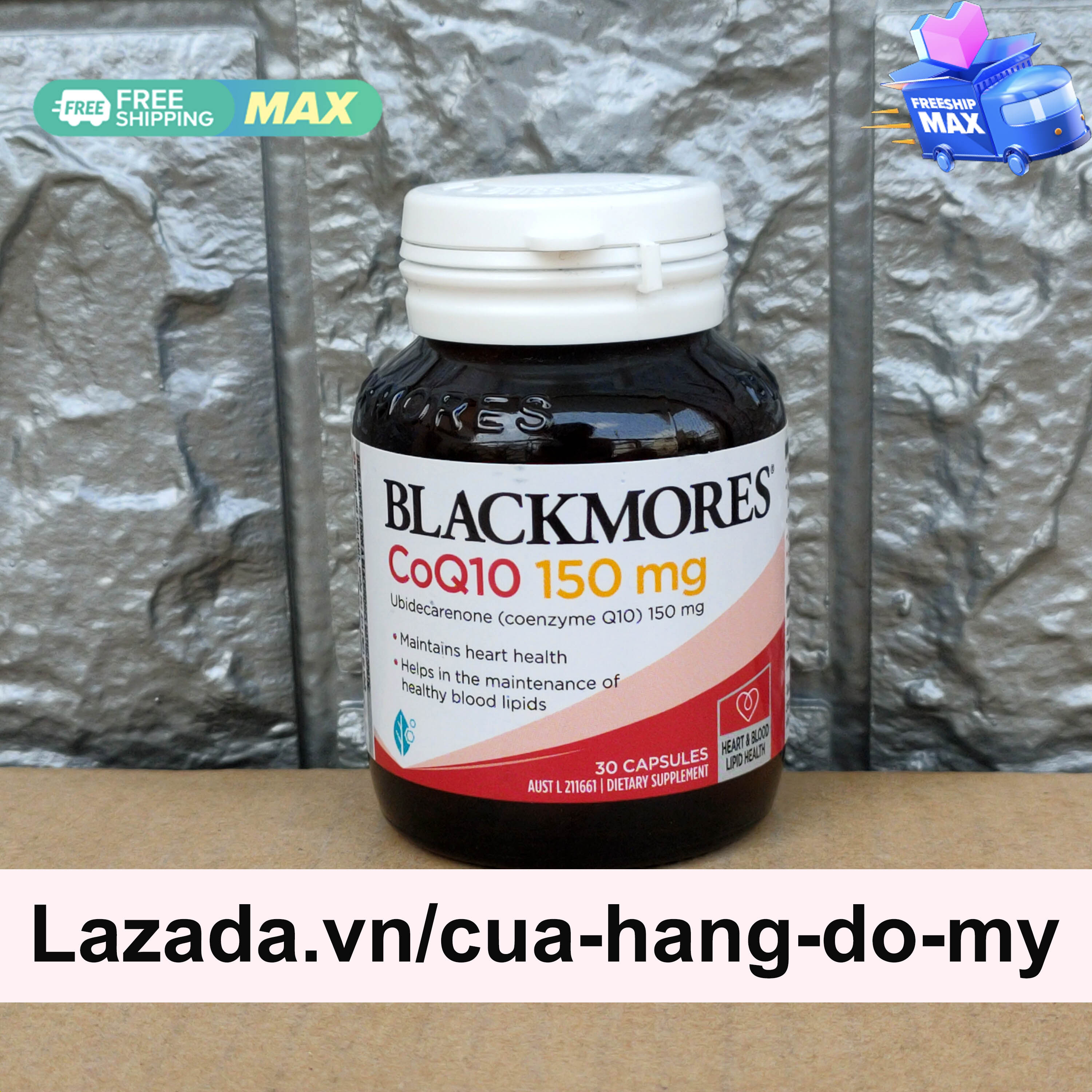 Viên Uống Hỗ Trợ Tim Mạch Blackmores CoQ10 Super Strength 150mg 30 viên