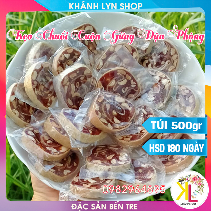 Kẹo chuối Gừng 500g
