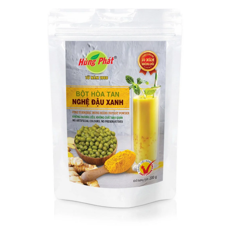 Bột Nghệ Đậu Xanh Hùng Phát
