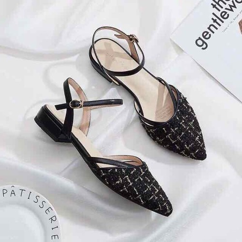 Giày Sandals Đế Thấp Cindydrella C18