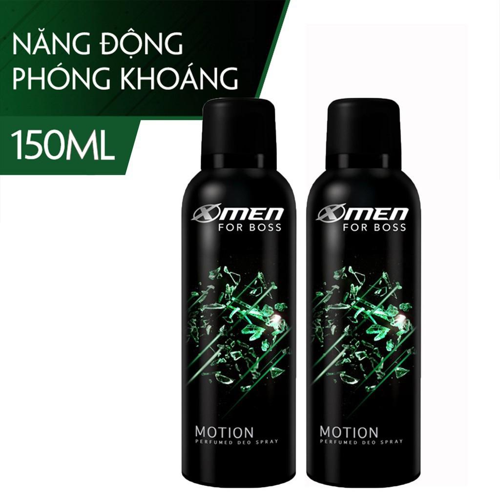 Xịt Khử Mùi X-Men For Boss Motion 150ml