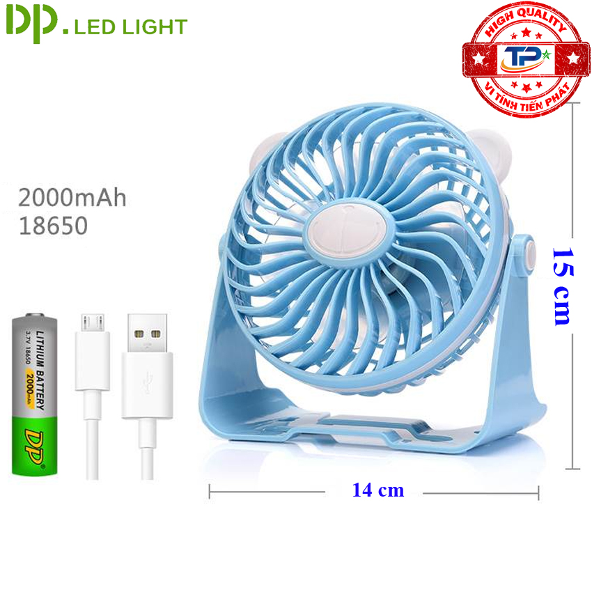 QUẠT SẠC TÍCH ĐIỆN DP-7609