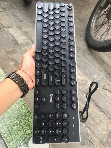 Bàn phím chơi game kiểu dáng retro Zerodate KB202