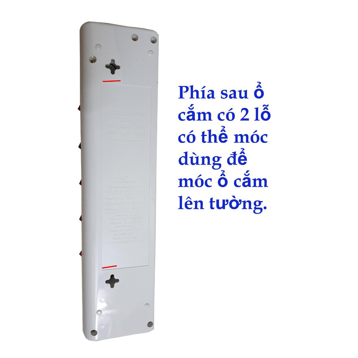 Ổ Cắm Điện Lioa 5OFSSA2.5-2