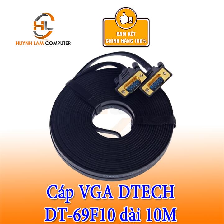 CÁP VGA DẸT DTECH DT-69F10