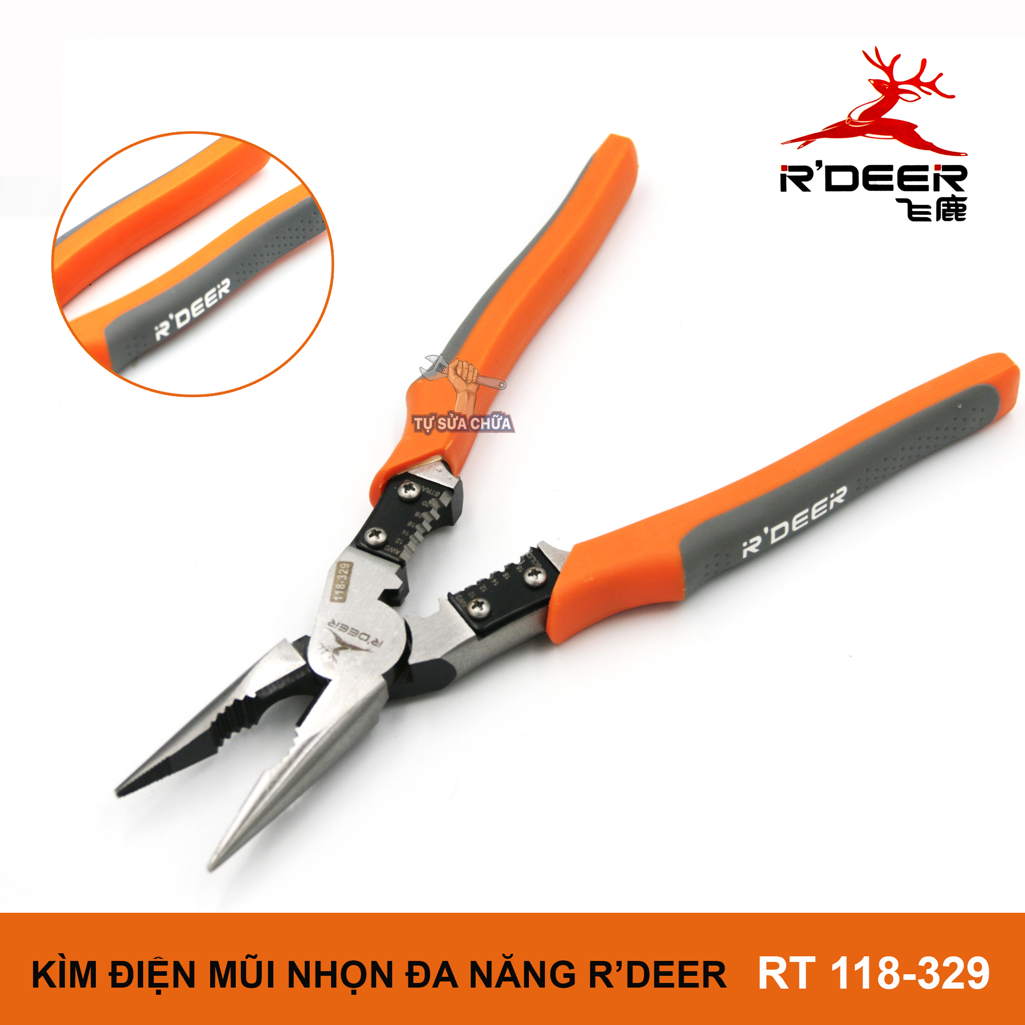 KÌM ĐIỆN MŨI NHỌN R'DEER RT 118-329
