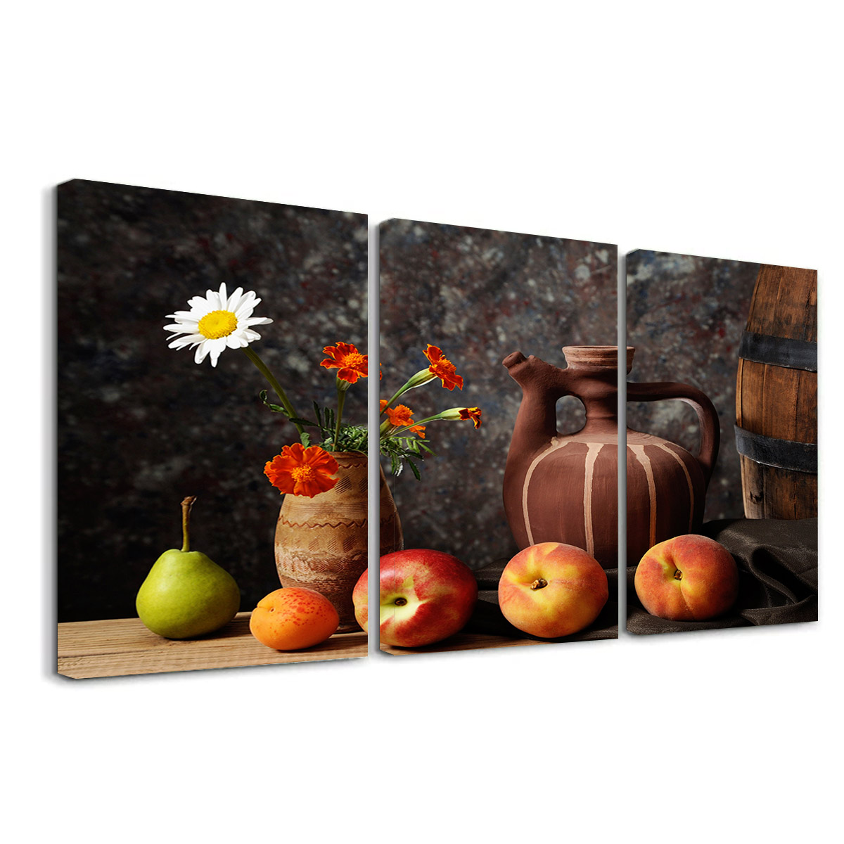Bộ 3 Tranh Canvas Hoa Quả