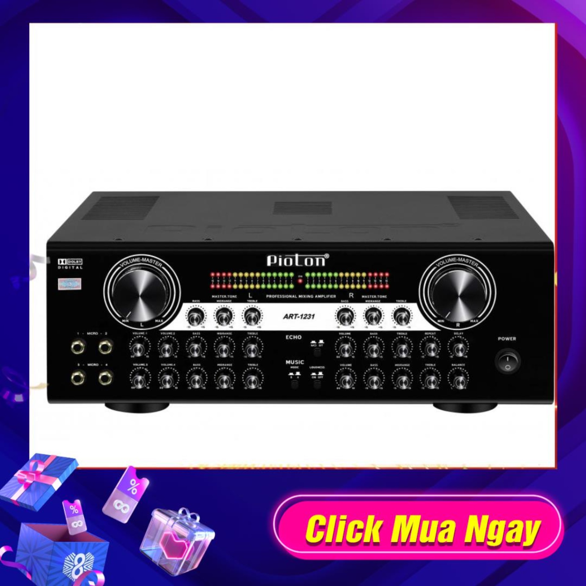 Amply Bluetooth Pioton ART 1231