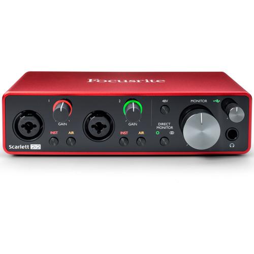Card âm thanh Focusrite Scarlett 2i2