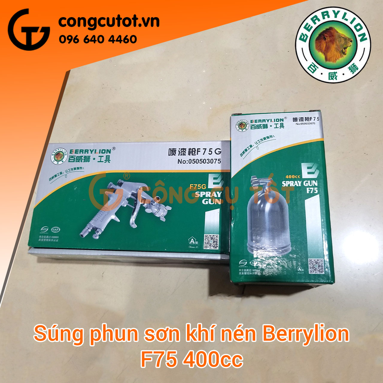 BÌNH PHUN SƠN BERRYLION F75 400CC