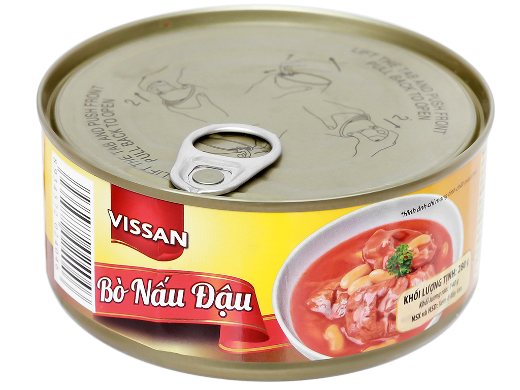 Bò nấu đậu Vissan 280g
