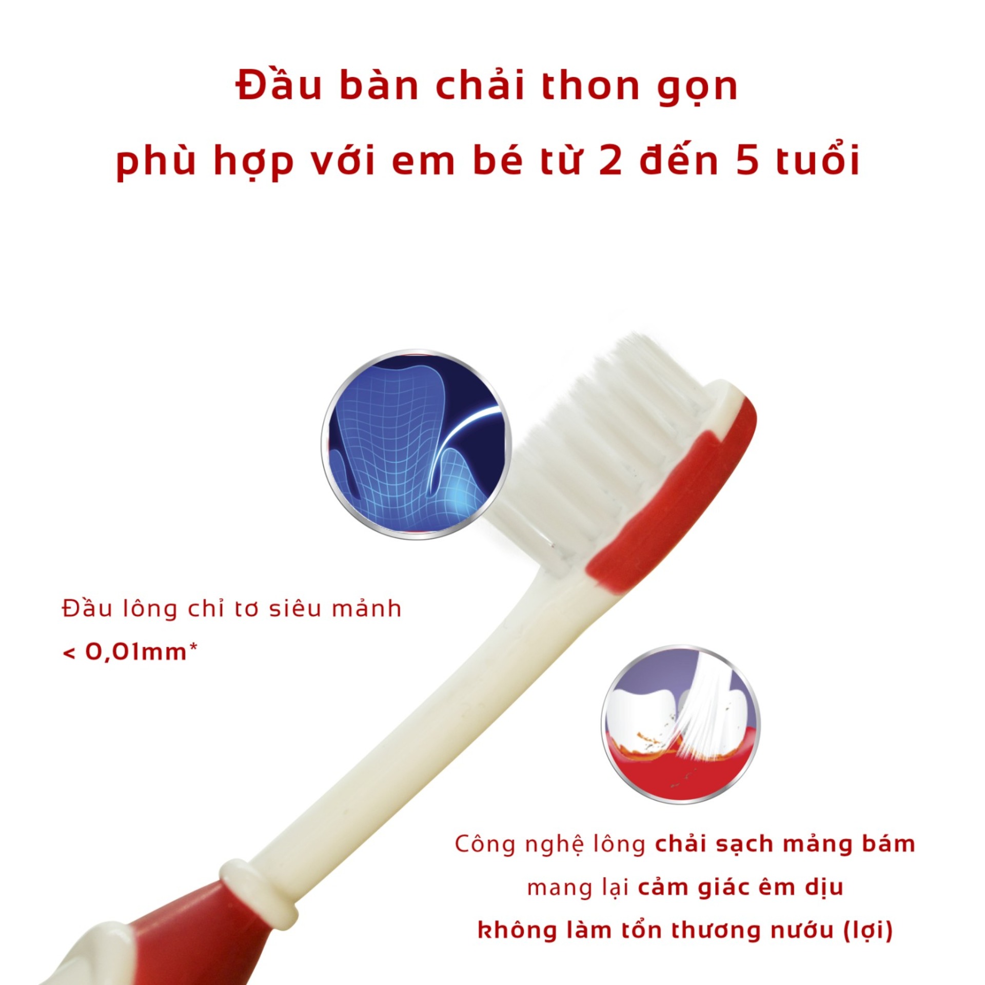 Bàn chải đánh răng Lipzo Kids S2 combo 4 cây