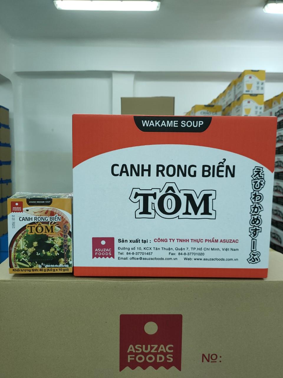 Canh rong biển tôm Asuzac