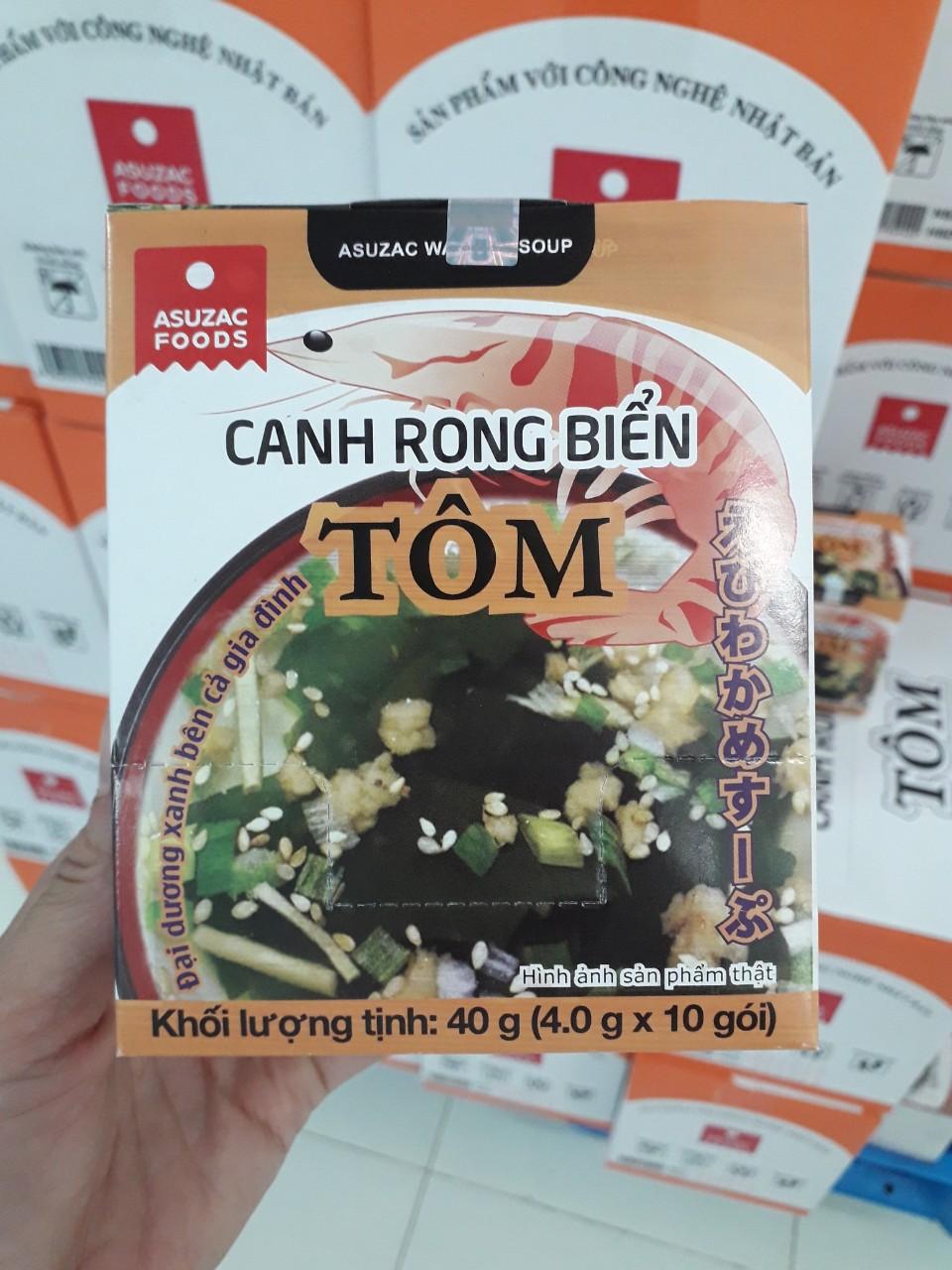 Canh rong biển tôm Asuzac