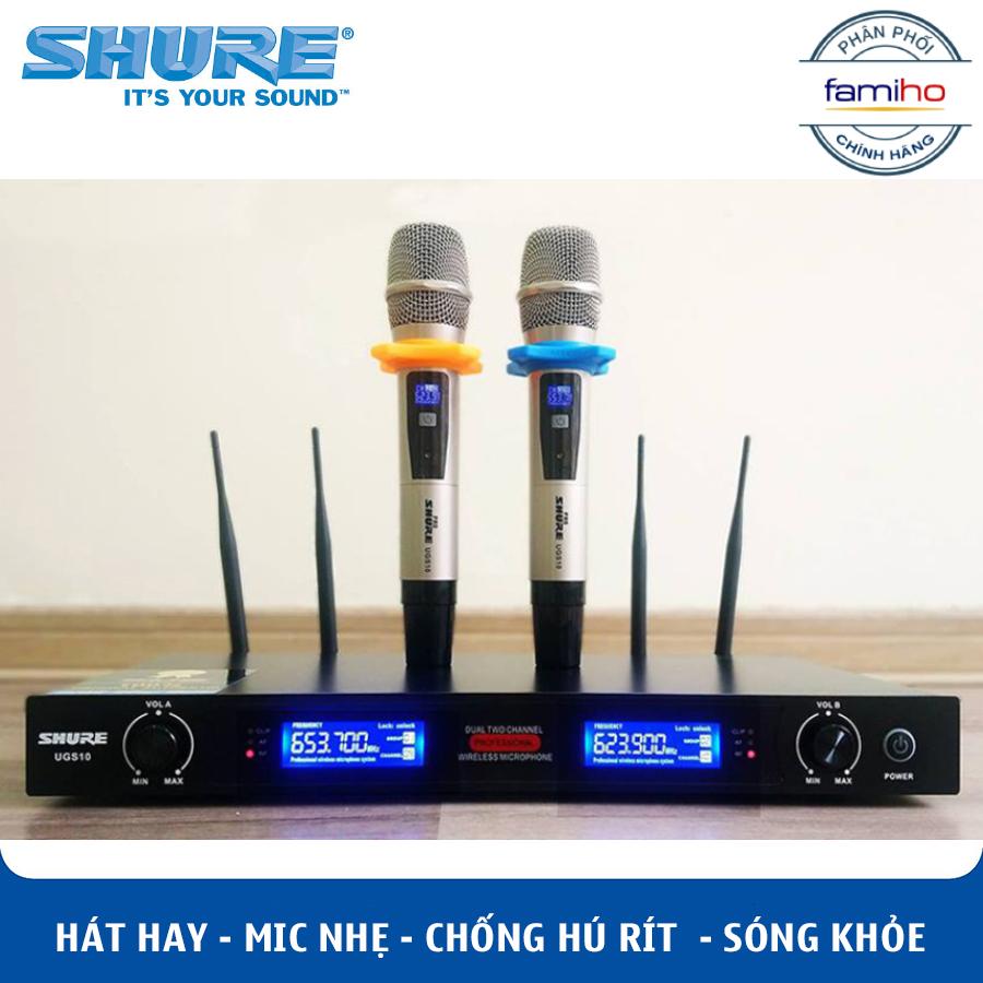 Micro karaoke không dây Shure UGS10