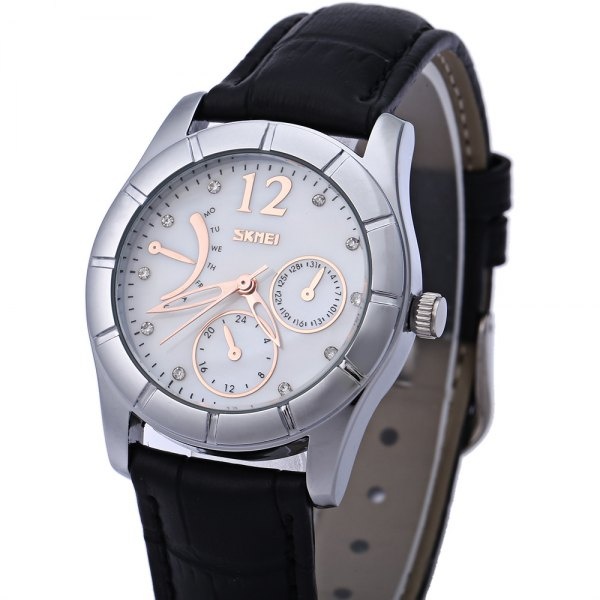 Đồng hồ nữ Skmei 6911 - dây da