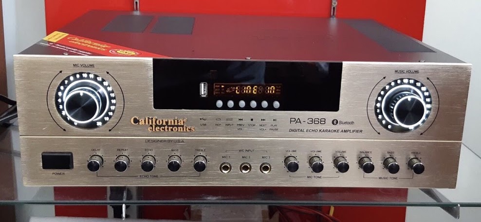 Đẩy liền vang Amply liền vang CaliFornia PA 368