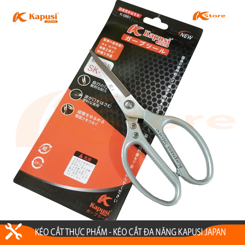 KÉO CẮT ĐA NĂNG KAPUSI K-0861