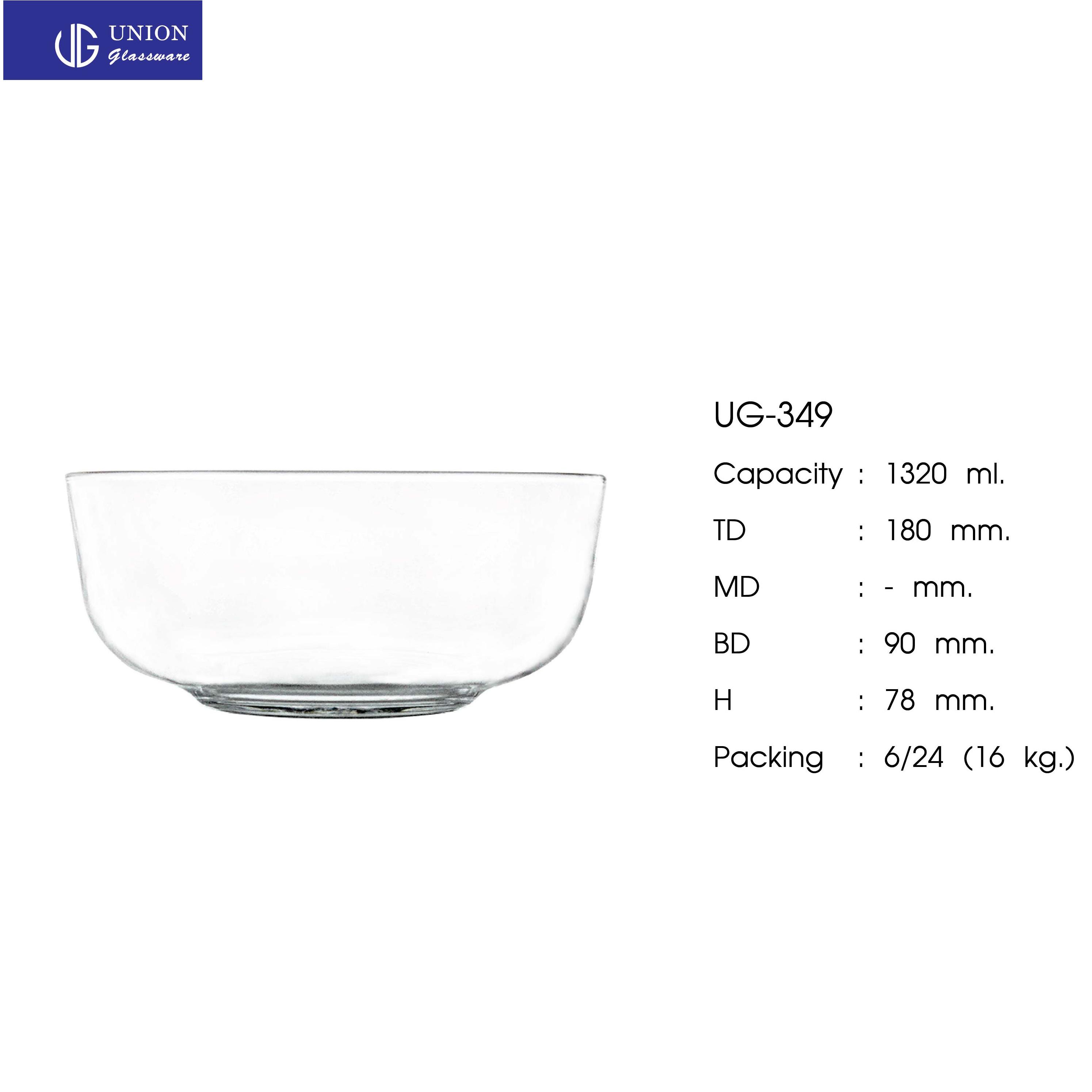 TÔ TRƠN THỦY TINH UNION GLASS UG349