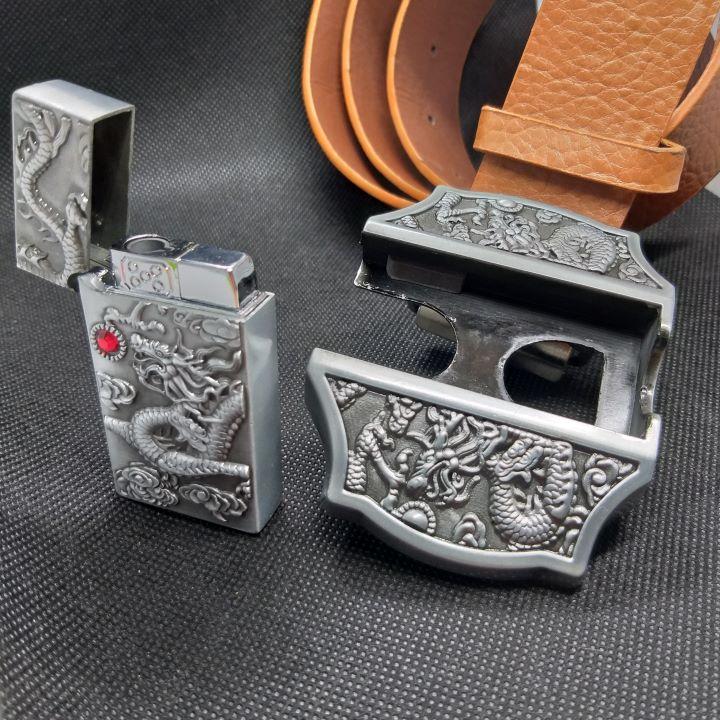 Bật lửa ga họa tiết rồng nổi