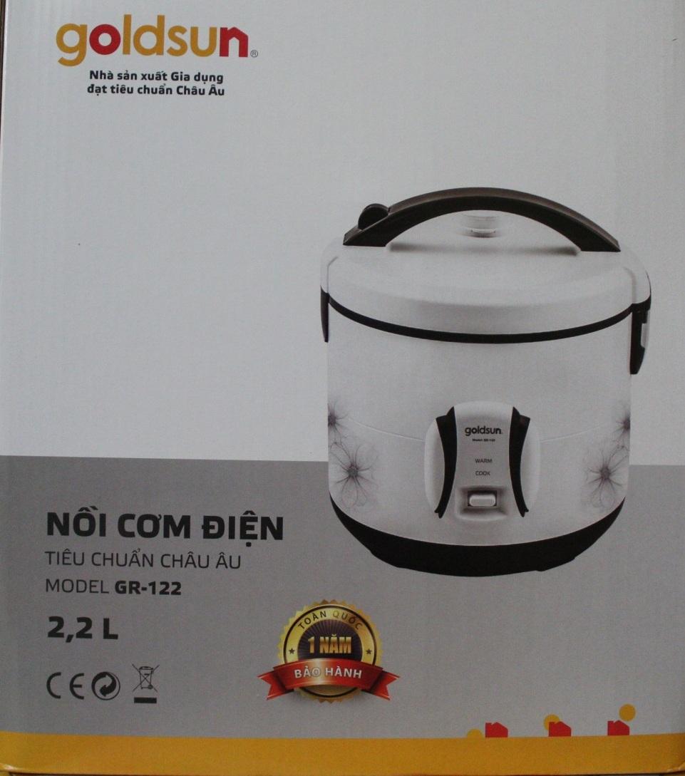 Nồi cơm điện Goldsun GR-122G/122W 2.2L