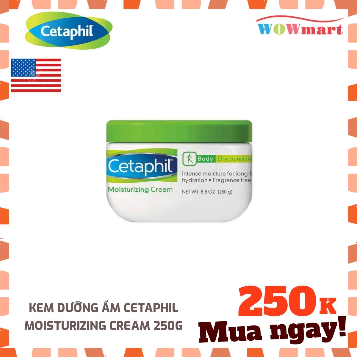 Kem dưỡng ẩm Cetaphil Moisturizing Cream 250g