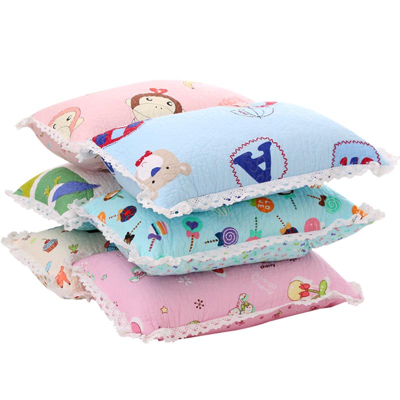 Hoạt Hình Trẻ Em 100% Cotton Quilt Vỏ Gối Kiểu Hàn Đáng Yêu 100% Cotton Mẫu Giáo Bé Học Sinh Sinh Viên Trẻ Em Vỏ Gối