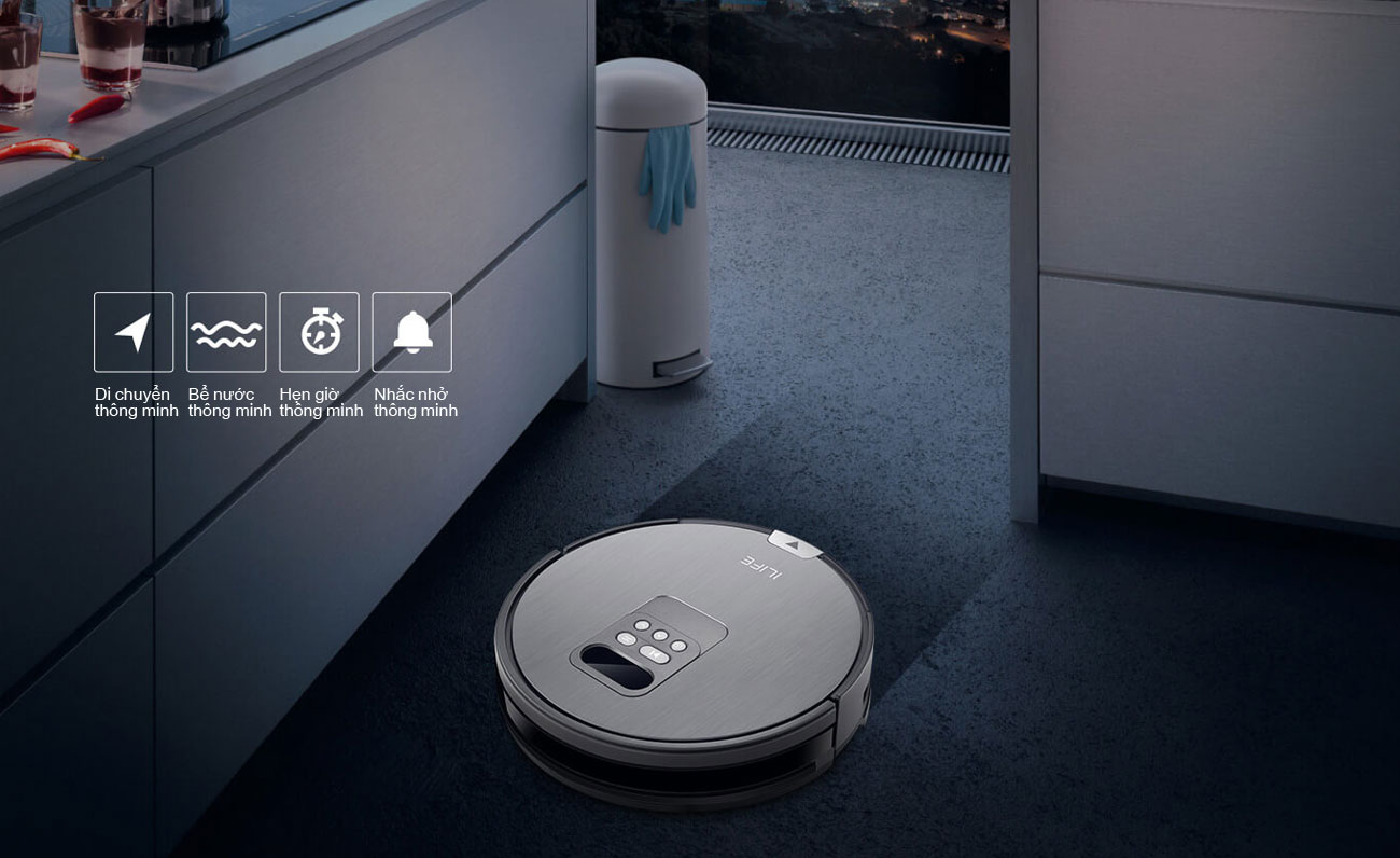 Robot hút bụi lau nhà iLife X750