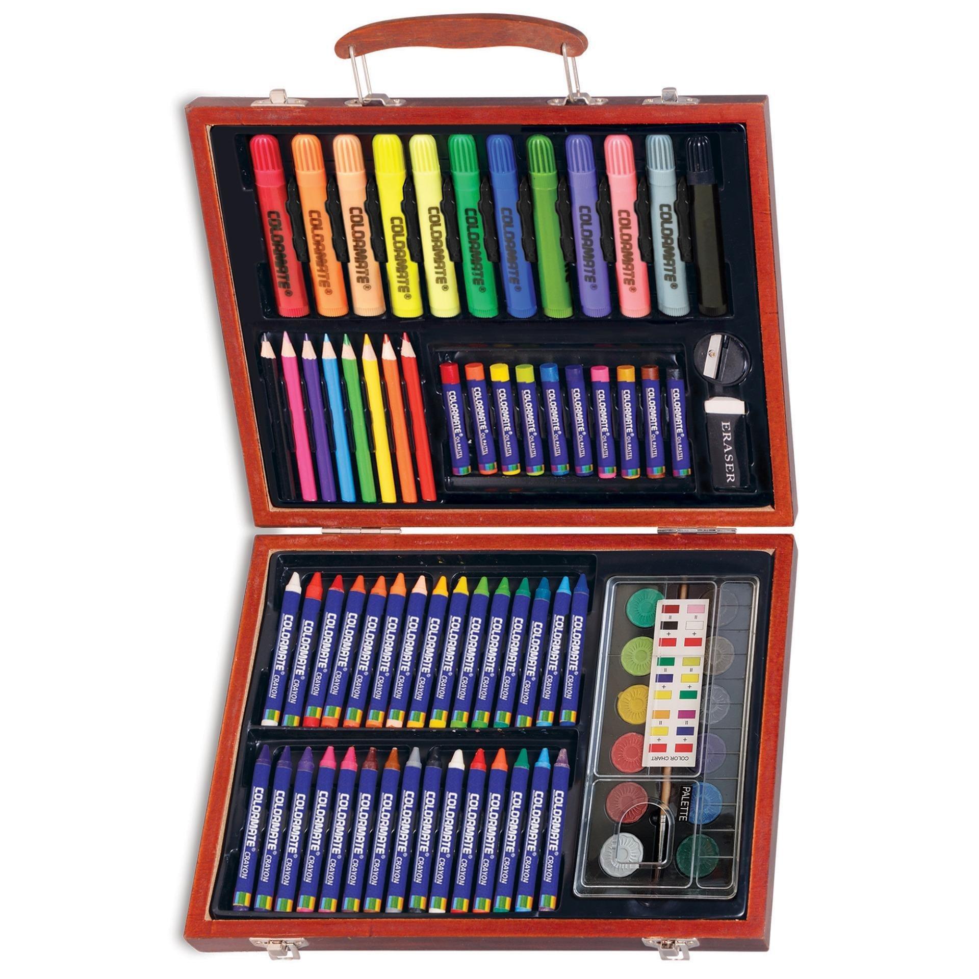 Bộ bút màu Colormate MS-78W - hộp gỗ