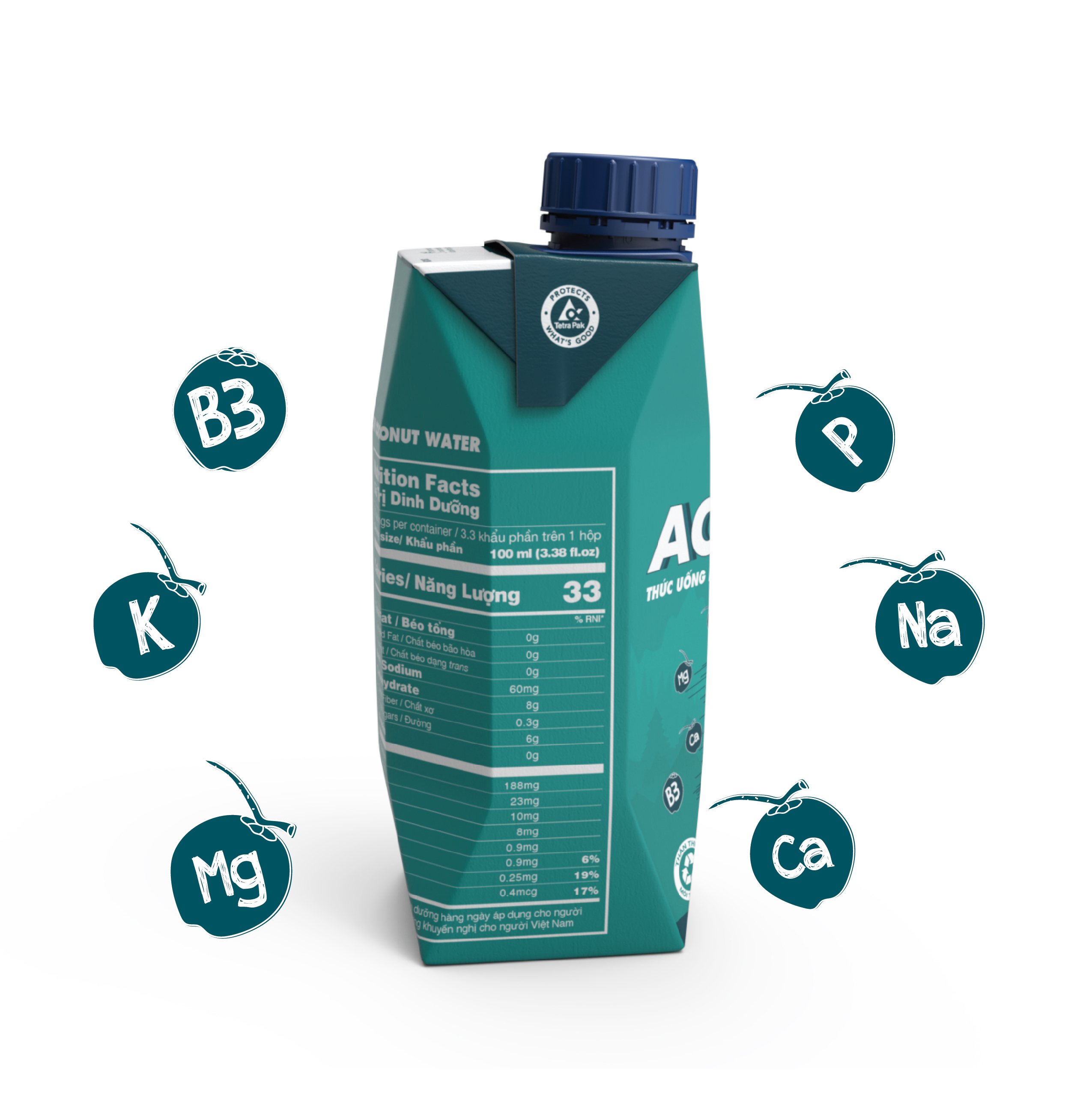 Nước dừa COCOXIM Active 330ml combo 3 hộp