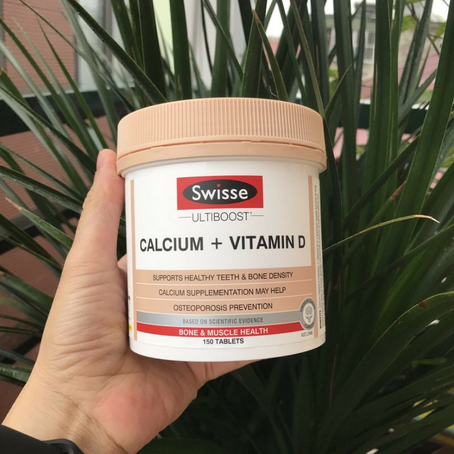 Swisse Ultiboost Calcium Vitamin D - Chống loãng xương tăng cường canxi