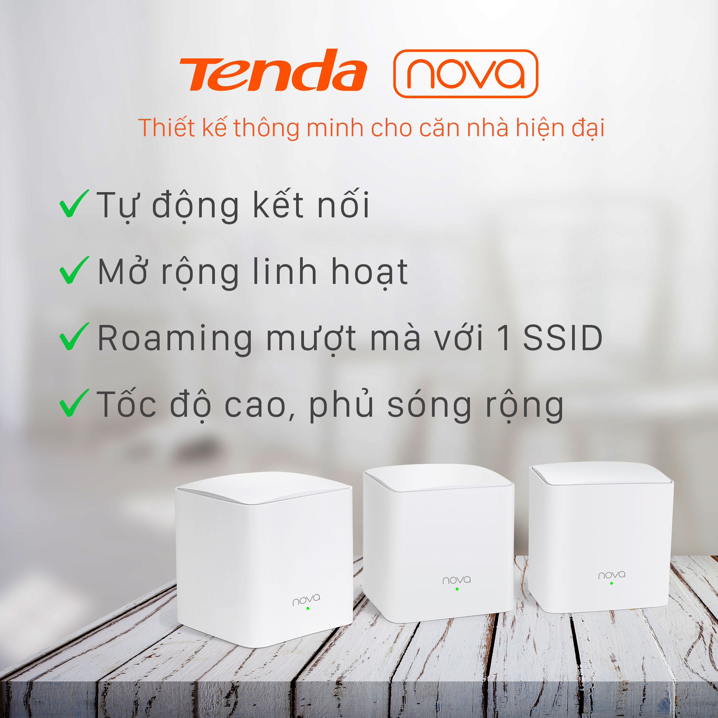 Router Wifi Tenda NOVA MW5S (3 Pack)
