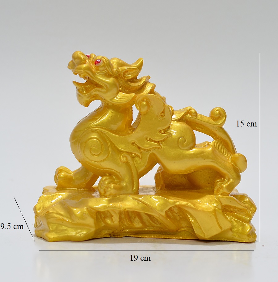 Tượng tỳ hưu đá có đế nguyên cặp