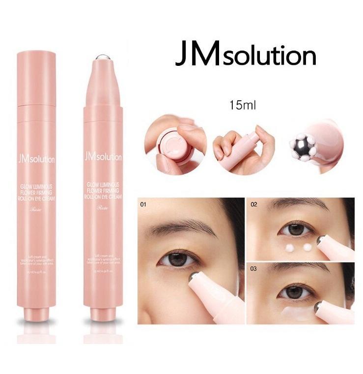 Lăn Dưỡng Mắt Chuyên Sâu JM Solution Glow Luminous Flower Firming Roll-on Eye Cream 15ml