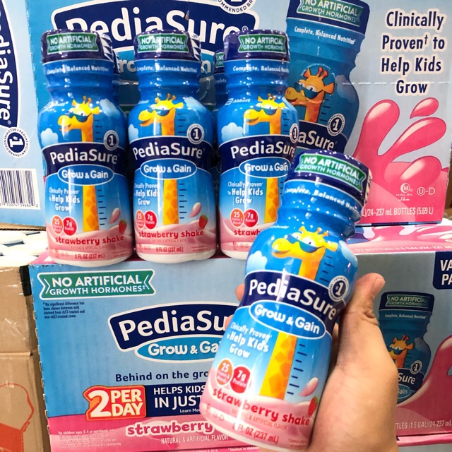 Sữa Abbott Pediasure Grow & Gain 237ml thùng 24 chai