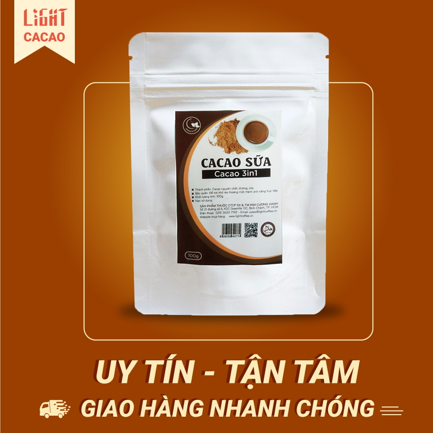 Bột Ca cao Sữa Light 100g