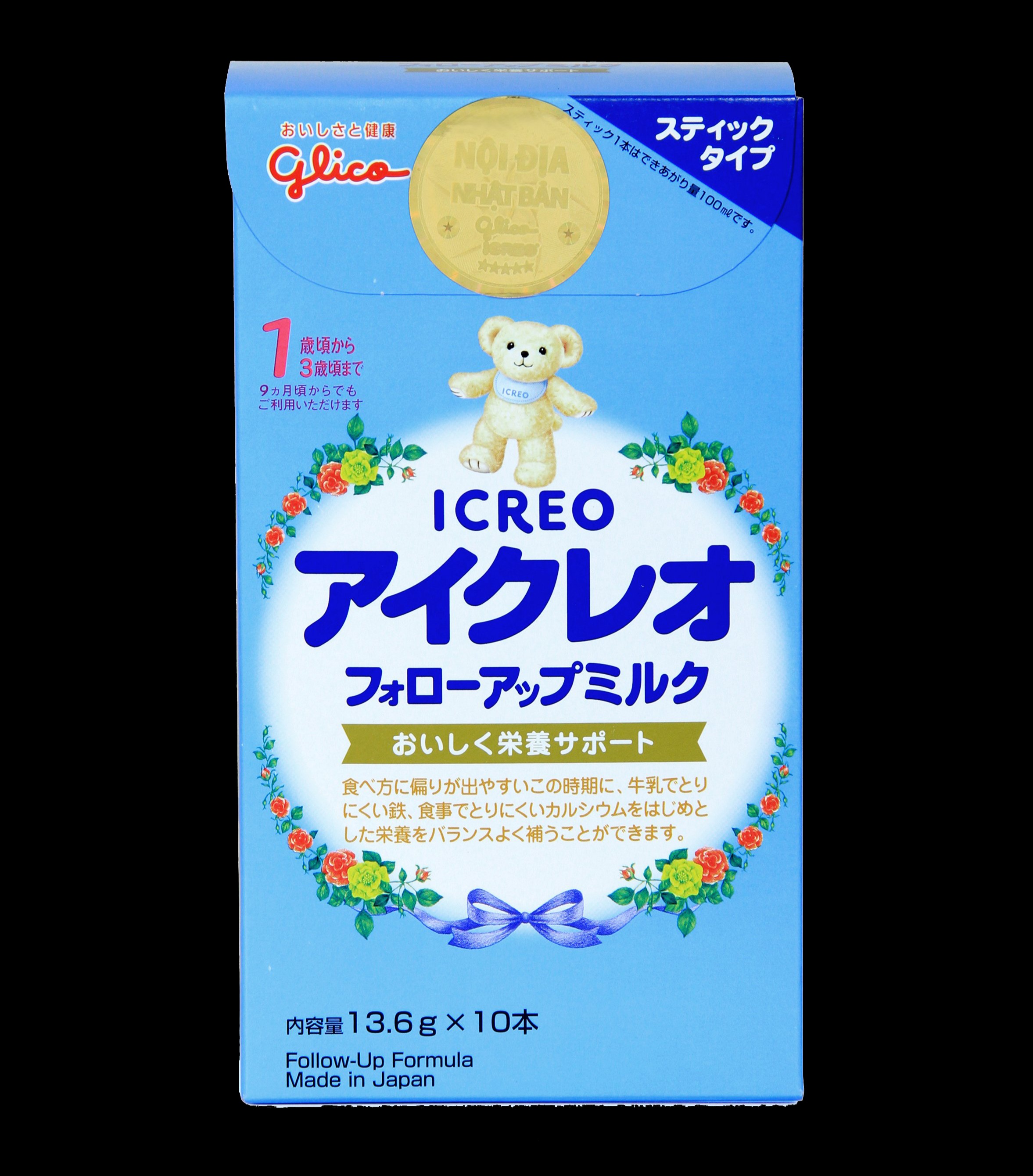 Sữa bột Glico Icreo số 1 dạng thanh
